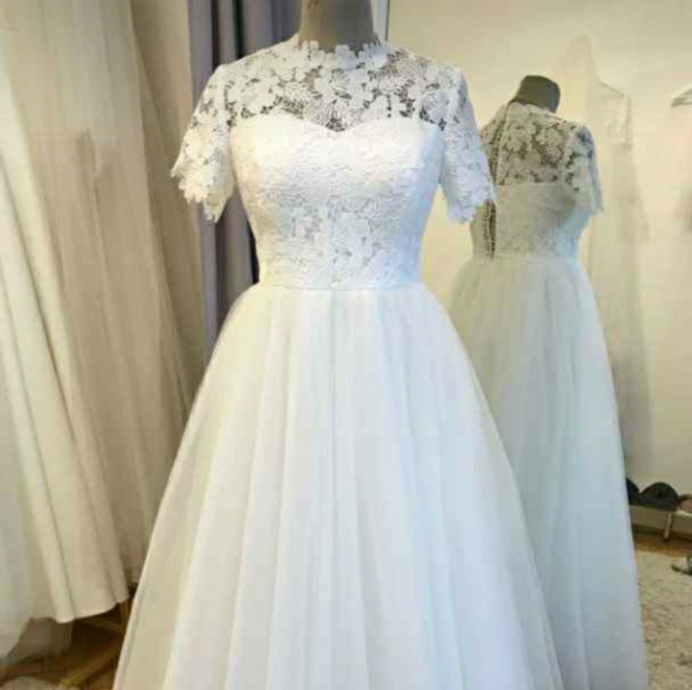 Macrame wedding dress